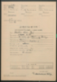 Arkusz ocen sprawowania i postępów w nauce ucznia. (Wasiluk, Adam, Józef)