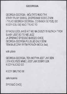 Autorskie teksty Ireneusza Parafiniuka