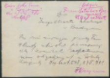 Do Inspektora Szkolnego w Radzyniu.