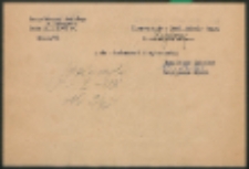 Inspektorat szkolny w Radzyniu. Dnia 2. I. 1948 r. Nr. 1/48