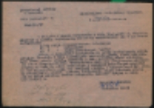 Inspektorat szkolny w Radzyniu. Dnia 9.XII.1947 r. Nr. 1570/47