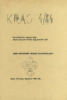 Krąg : pismo instruktorów Chorągwi Bialskopodlaskiej R. 2 (1984) nr 4