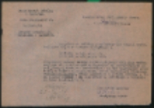 Inspektorat szkolny w Radzyniu. Dnia 18.XI.1947 r. Nr. 1264/47