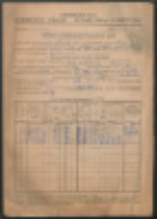 Formularz sprawozdawczo-statystyczny dla szkół powszechnych na rok szkolny 1947/48.