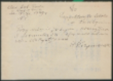 Do Inspektoratu Szkoln. w Radzyniu.