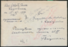 Kier. Szkoły Powsz. Rogoźnica dn. 18-XII-1947 Nr 52/47