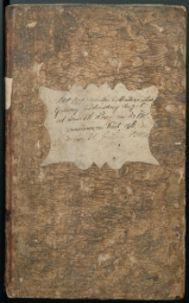 Akt zapowiedzi i małżeństwa Gminy Kodeńskiej Xięga I od dnia 16 Września 1810 r. do dnia 31 Grudnia 1811 r.
