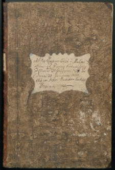 Akta zapowiedzi i małżeństwa Gminy Kodeńskiej od Dnia 31 Grudnia 1811 do Dnia 31 Grudnia 1812