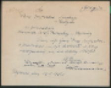 Do Pana Inspektora Szkolnego w Radzyniu.