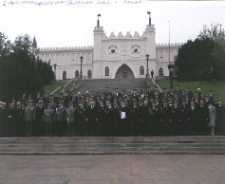 Obchody Dnia Strażaka w Lublinie - awans Waldemara Bałkowca [fotografia]