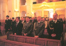 Uroczyste obchody Dnia Strażaka - Msza w kościele św. Józefa w Międzyrzecu Podlaskim [fotografia]