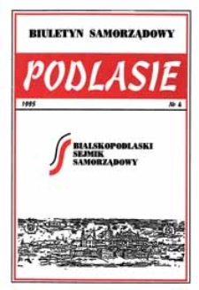 Podlasie : biuletyn samorządowy R. 1 (1995) nr 4