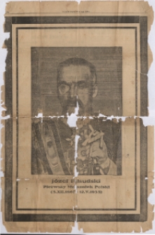 Fragment czasopisma "Expres Poranny" z 13 maja 1935 r. związany ze śmiercią Marszałka Józefa Piłsudskiego