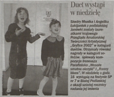 Monika Łukijaniuk, Angelika Łukijaniuk, Agata Żelazowska, Magdalena Bohonko, Edyta Nikoniuk, Dorota Pietraszuk: Zespół Wokalny "Chwilka": wycinki prasowe z lat 2002-2022