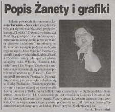 Żaneta Tarasiuk: Zespół Wokalny "Chwilka": wynki prasowe