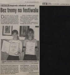 Klaudia Drożdżyk i Paulina Tarasiuk: Zespół Wokalny "Chwilka": wycinki prasowe z 2006 r.