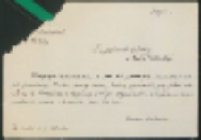 Niniejszym zawiadamiam...