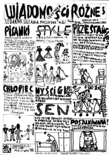 Wiadomości R&oacute;żne : gazetka nr 3