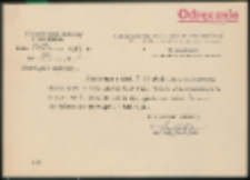 Inspektorat Szkolny w Radzyniu. Dnia 21.IV.1939 r. Nr 153/39