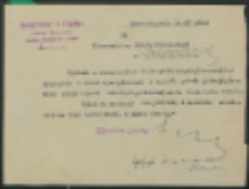 Do kierownictwa publicznej szkoły powszechnej w Zasiadkach.