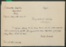 Kierownictwo Szkoły Pow. w Zasiadkach Nr 19/39. W sprawie dzieci rodzin rezerwist&oacute;w.