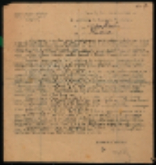 Inspektorat Szkolny Radzyński w Radzyniu. Dnia 25 marca 1940 r.