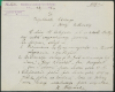 Kierownictwo Pub. Szkoły Pow. w Zasiadkach. dnia 12.XI.1933 r. No 59/33