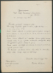 Sprawozdanie Publ. Szkoły Powszechnej w Zasiadkach gm. Tłuściec za miesiąc maj 1940 r.