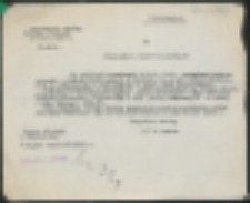 Telegram Do Kierownictw Szk&oacute;ł Powszechnych