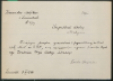 Kierownictwo Szkoły Powsz. w Zasiadkach Nr. 21/39