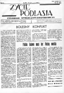 Życie Podlasia: pismo społeczno-gospodarcze R. 4 (1937) nr 26 (165)