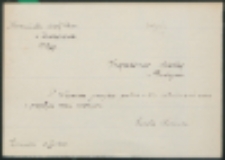 Kierownictwo Publ. Szkoły Powsz. w Zasiadkach Nr. 12/39 r.