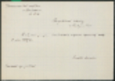 Kierownictwo Publ. Szkoły Powsz. w Zasiadkach Nr. 15/40 r.