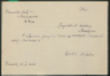 Kierownictwo Publ. Szkoły Powsz. w Zasiadkach Nr. 26/39 r.