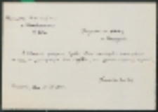 Kierownictwo Publ. Szkoły Powsz. w Zasiadkach Nr. 31/40 r.