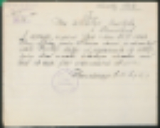 Do Pana Mikołaja Wasiluka w Zasiadkach