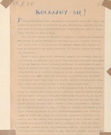 Gazetka Ścienna R. 1 (1945) nr z 15 lutego