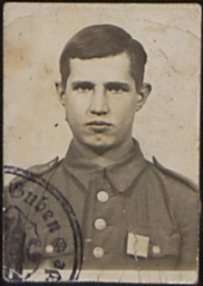 Feliks Chilewicz po zwolnieniu z niewoli niemieckiej z obozu w Guben [fotografia]