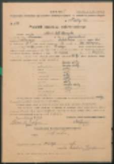 Protok&oacute;ł egzaminu nadzwyczajnego. Michaluk Henryka.