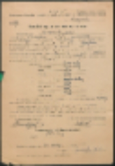 Protok&oacute;ł egzaminu nadzwyczajnego. Jaroszuk J&oacute;zef.