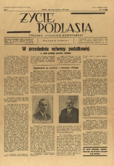 Życie Podlasia: pismo społeczno-gospodarcze R. 2 (1935) nr 35 (70)