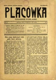 Placówka : tygodnik podlaski R. 4 (1929) nr 6