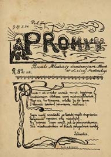 Promyk : pisemko młodzieży Seminarium Nauczycielskiego w Leśnej Podlaskiej R. 3 (1924/1925) nr 1