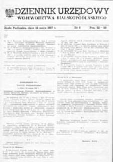 Dziennik Urzędowy Województwa Bialskopodlaskiego R. 13 (1987) nr 6