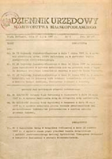 Dziennik Urzędowy Województwa Bialskopodlaskiego R. 13 (1987) nr 9
