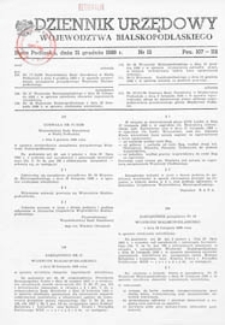 Dziennik Urzędowy Województwa Bialskopodlaskiego R. 14 (1988) nr 15