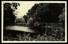 Pałac rodziny Różyczka de Rosenwerth w Cieleśnicy - widok od strony oranżerii [dokument ikonograficzny]