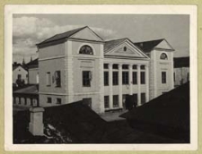 Nieistniejaca synagoga w Białej Podlaskiej na placu Szkolny Dwór [dokument ikonograficzny]