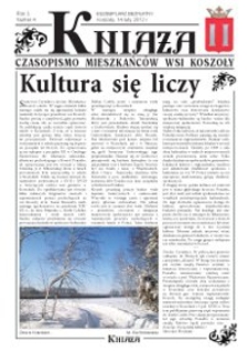 Kniaża: czasopismo mieszkańców wsi Koszoły R. 3, nr 4 (2012)
