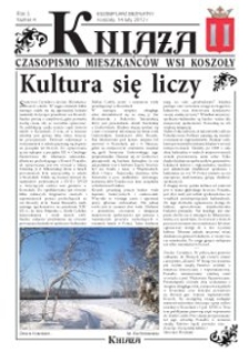 Kniaża: czasopismo mieszkańców wsi Koszoły R. 3, nr 4 (2012)